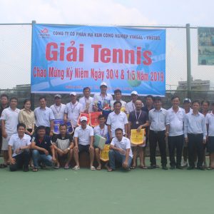 Công ty Vingal tổ chức giải tennis chào mừng kỉ niệm ngày 30/4 & 1/5 năm 2019