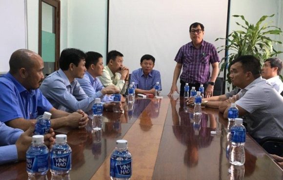 Lãnh đạo Tổng công ty thép Việt Nam đến chúc Tết Vingal ngày đầu Xuân Mậu Tuất 2018