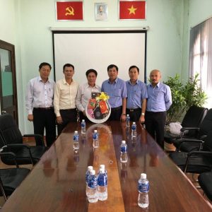 Lãnh đạo Tổng công ty thép Việt Nam đến thăm và chúc Tết công ty Vingal